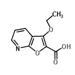 CAS#: 119293-17-3， 3-Ethoxyfuro[2,3-b]Pyridine-2-Carboxylic Acid
