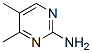 structure of CAS# 1193-74-4, 4,5-Dimethylpyrimidin-2-Amine;4,5-Dimethyl-2-Pyrimidinamine;(4,5-Dimethylpyrimidin-2-Yl)Amine;Nsc27188