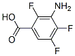 结构式 CAS# 119385-80-7, 3-氨基-2,4,5-三氟苯甲酸