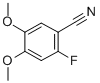 structure of CAS# 119396-88-2, 2-Fluoro-4,5-Dimethoxy-Benzonitrile;2-FLUORO-4,5-DIMETHOXYBENZONITRILE, 98.0+%(GC);Benzonitrile, 6-Fluoro-2,3-Dimethoxy-;6-Fluoro-2,3-Dimethoxybenzonitrile