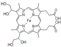 CAS#: 119722-97-3， 2,4-Bis(glycol)iron deuteroporphyrin