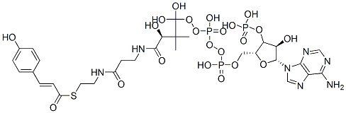 CAS#: 119785-99-8， [(2R,3S,4R,5R)-5-(6-Aminopurin-9-Yl)-4-Hydroxy-2-[[Hydroxy-[Hydroxy-[3-Hydroxy-3-[2-[2-[(E)-3-(4-Hydroxyphenyl)Prop-2-Enoyl]Sulfanylethylcarbamoyl]Ethylcarbamoyl]-2,2-Dimethyl-Propoxy]Phosphoryl]Oxy-Phosphoryl]Oxymethyl]Oxolan-3-Yl]Oxyphosphonic Acid