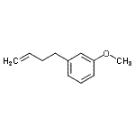 结构式 CAS# 1199-90-2, 1-(3-丁烯-1-基)-3-甲氧基苯