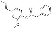 CAS#: 120-24-1， (2-Methoxy-4-Prop-1-Enylphenyl) 2-Phenylacetate