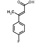 CAS#: 1201-86-1， (2E)-3-(4-Fluorophenyl)-2-Butenoic Acid