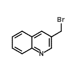 结构式 CAS# 120277-70-5, 3-(溴甲基)喹啉