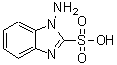 structure of CAS# 120341-04-0, 1-Amino-1H-Benzimidazole-2-Sulfonic Acid;1-aminobenzimidazole-2-sulfonic acid