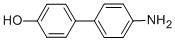 structure of CAS# 1204-79-1, 4-Amino-4'-Hydroxybiphenyl;Zinc00892937;Chebi:35435;4'-Amino-[1,1'-Biphenyl]-4-Ol