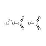 structure of CAS# 12047-34-6, Barium Bis[Oxido(Dioxo)Tantalum];BARIUM TANTALUM OXIDE