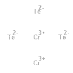 structure of CAS# 12053-39-3, Chromium(3+) Telluride (2:3)