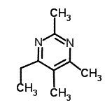 CAS#: 120537-58-8， 4-Ethyl-2,5,6-Trimethylpyrimidine