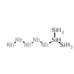 structure of CAS# 12060-34-3, Niobium silicide