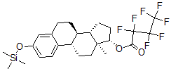 CAS#: 120623-45-2， Estradiol-3-Trimethylsilyl Ether-17-Heptafluorobutyrate