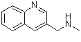 structure of CAS# 120739-69-7, N-Methyl-1-(3-Quinolinyl)Methanamine;methyl(3-quinolylmethyl)amine;methyl(quinolin-3-ylmethyl)amine;Methyl-quinolin-3-ylmethyl-amine