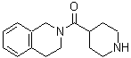CAS#: 120848-76-2， 3,4-Dihydro-2(1H)-Isoquinolinyl(4-Piperidinyl)Methanone