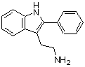 结构式 CAS# 1217-80-7, 2-(2-苯基-1H-吲哚-3-基)乙胺