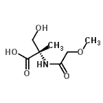 CAS#: 121704-29-8， N-(Methoxyacetyl)-2-Methyl-L-Serine