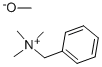 structure of CAS# 122-08-7, Benzyltrimethylammonium methanolate;Benzyl-Trimethyl-Ammonium;Methanolate;Benzyl-Trimethylammonium;Methanolate;Methanolate;Trimethyl-(Phenylmethyl)Azanium