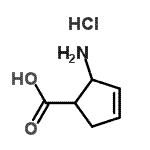 CAS#: 122022-92-8， 2-Amino-3-Cyclopentene-1-Carboxylic Acid Hydrochloride (1:1)
