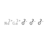 structure of CAS# 12207-22-6, Neodymium gallium oxide