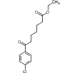 structure of CAS# 122115-52-0, Ethyl 7-(4-Chlorophenyl)-7-Oxoheptanoate;Ethyl 7-(4-chlorophenyl)-7-oxoheptanoate