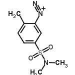 CAS#: 12216-87-4， 5-(Dimethylsulfamoyl)-2-Methylbenzenediazonium