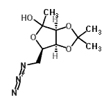 CAS#: 122194-05-2， 6-Azido-1,6-dideoxy-3,4-O-isopropylidene-D-tagatofuranose