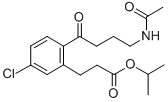 CAS#: 122199-01-3， 1-Methylethyl 2-(4-(Acetylamino)-1-Oxobutyl)-5-Chlorobenzenepropanoate