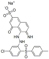 CAS#: 12220-30-3， Sodium 5-[2-[5-Chloro-2-(4-Methylphenyl)Sulfonyl-Phenyl]Hydrazinyl]-6-Imino-4-Oxo-Naphthalene-2-Sulfonate