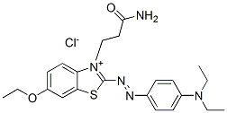 CAS#: 12221-38-4， 3-(3-Amino-3-Oxopropyl)-2-[[4-(Diethylamino)Phenyl]Azo]-6-Ethoxybenzothiazolium Chloride