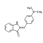 CAS#: 12236-29-2， (2Z)-2-[4-(Dimethylamino)Benzylidene]-1,2-Dihydro-3H-Indol-3-One