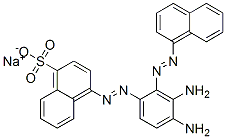 CAS#: 12262-06-5， Sodium 4-[[Diamino(Naphthylazo)Phenyl]Azo]Naphthalene-1-Sulphonate