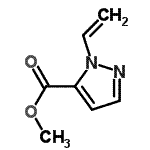 CAS#: 122818-18-2， Methyl 1-Vinyl-1H-Pyrazole-5-Carboxylate