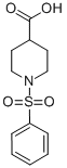 structure of CAS# 122891-92-3, 1-Benzenesulfonyl-Piperidine-4-Carboxylic Acid;1-Phenylsulfonyl-4-Piperidinecarboxylate;1-Phenylsulfonylisonipecotate;Zinc00168779