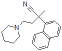 CAS#: 1232-82-2， alpha-Methyl-alpha-(2-Piperidinoethyl)-1-Naphthaleneacetonitrile