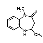 CAS#: 123229-11-8， 1,4-Dimethyl-1,3,4,5-Tetrahydro-2H-1,5-Benzodiazepine-2-Thione