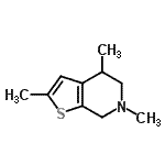 CAS#: 123279-75-4， 2,4,6-Trimethyl-4,5,6,7-Tetrahydrothieno[2,3-c]Pyridine