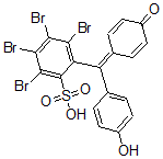 CAS#: 123333-63-1， 2,3,4,5-Tetrabromo-6-[(4-Hydroxyphenyl)-(4-Oxo-1-Cyclohexa-2,5-Dienylidene)Methyl]Benzenesulfonic Acid