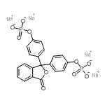 structure of CAS# 123334-09-8, Tetrasodium (3-Oxo-1,3-Dihydro-2-Benzofuran-1,1-Diyl)Di-4,1-Phenylene Bis(Phosphate);Phenolpht<wbr>halein Di<wbr>phosphate<wbr> Tetrasod<wbr>ium Salt <wbr>[Substrat<wbr>e for Pho<wbr>sphatase <wbr>Test];Phenolpht<wbr>halein Di<wbr>phosphate<wbr> Tetrasod<wbr>ium Salt <wbr>Hydrate [<wbr>Substrate<wbr> for Phos<wbr>phatase T<wbr>est]