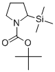 structure of CAS# 123387-66-6, 2-(Trimethylsilyl)-1-Pyrrolidinecarboxylic Acid 1,1-Dimethylethyl Ester;1-BOC-2-TRIMETHYLSILANYLPYRROLIDINE