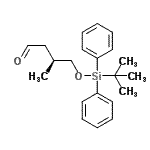 CAS#: 123444-68-8， (3S)-3-Methyl-4-{[(2-Methyl-2-Propanyl)(Diphenyl)Silyl]Oxy}Butanal