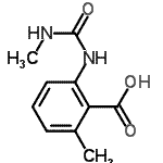 CAS#: 123633-27-2， 2-Methyl-6-[(Methylcarbamoyl)Amino]Benzoic Acid