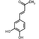 structure of CAS# 123694-03-1, (3E)-4-(3,4-Dihydroxyphenyl)-3-Buten-2-One;(E)-3,4-Dihydroxybenzylideneacetone;(E)-3,4-Dihydroxybenzylideneacetone, 97%;(E)-4-(3,4-Dihydroxyphenyl)-3-buten-2-one