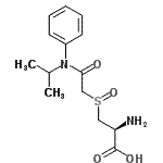 CAS 登录号：123732-80-9， 3-({2-[异丙基(苯基)氨基]-2-氧代乙基}亚磺酰)-D-丙氨酸