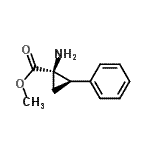 CAS#: 123806-63-3， Methyl (1R,2R)-1-Amino-2-Phenylcyclopropanecarboxylate