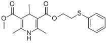 CAS#: 123875-01-4， 2-Phenylsulfanylethyl Methyl 2,4,6-Trimethyl-1,4-Dihydropyridine-3,5-Dicarboxylate