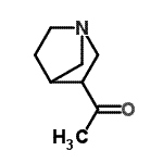 CAS#: 123916-90-5， 1-(1-Azabicyclo[2.2.1]Hept-3-Yl)Ethanone