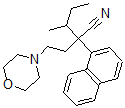 CAS 登录号：1241-65-2， 3-甲基-2-(2-吗啉-4-基乙基)-2-萘-1-基戊腈