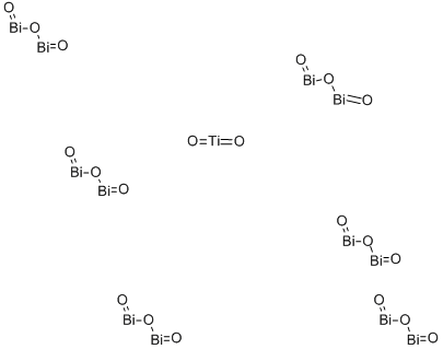 structure of CAS# 12441-73-5, Bismuth Titanium Oxide;BISMUTH TITANIUM OXIDE;BISMUTH TITANATE