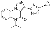 CAS#: 124423-84-3， 3-(5-Cyclopropyl-1,2,4-Oxadiazol-3-Yl)-5-Propan-2-Ylimidazo[5,1-c]Quinoxalin-4-One